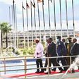 On arrival, President Yoweri Museveni was received at Jomo Kenyatta International Airport by a delegation from the Kenyan government led by Dr. Musalia Mudavadi, the Prime Cabinet Secretary