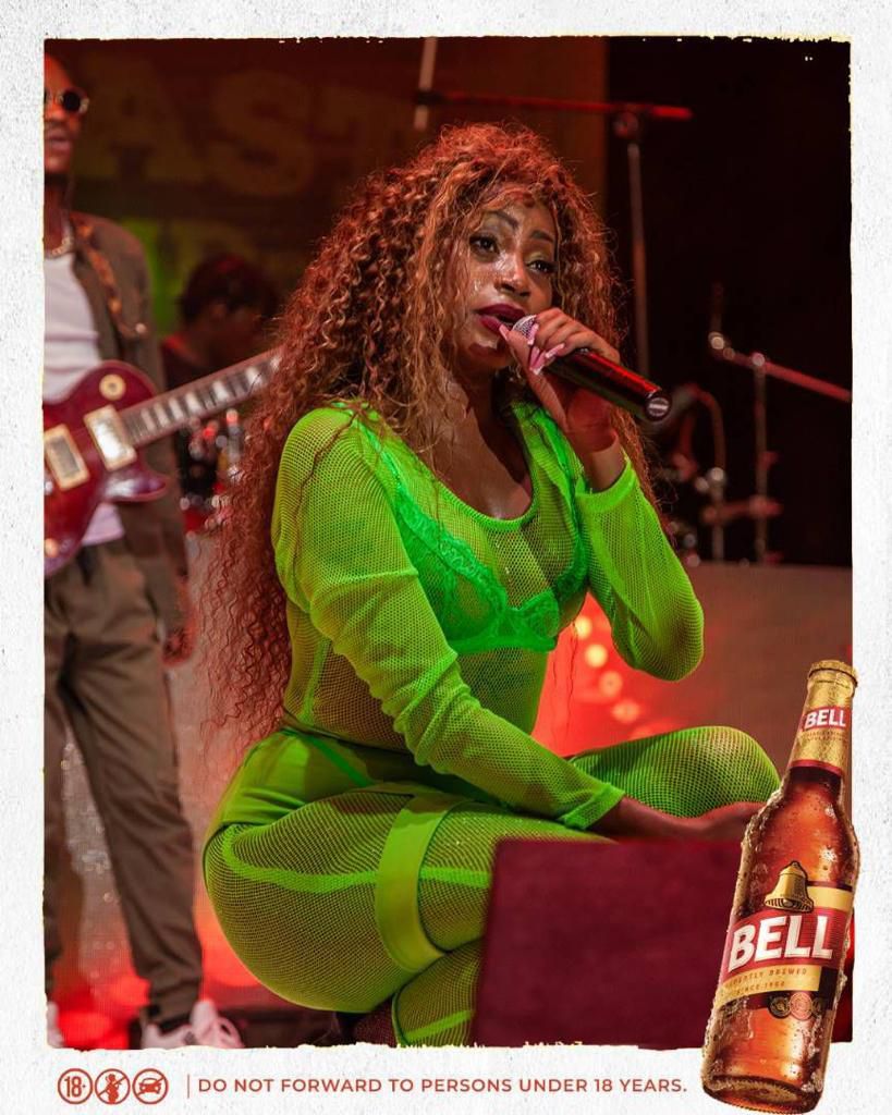 Sheebah pulled off an electrifying performance