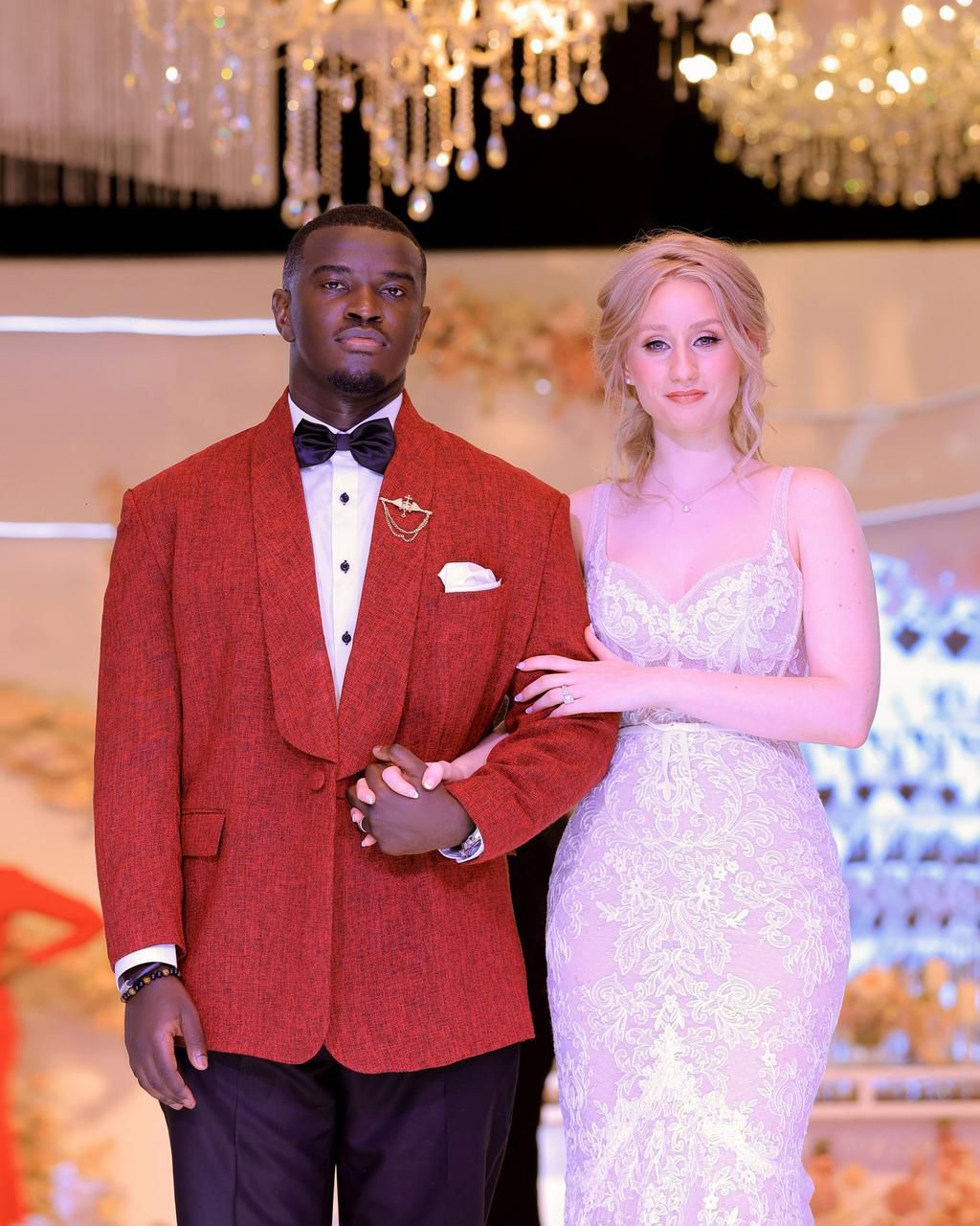 Kayanja Jr and his bride