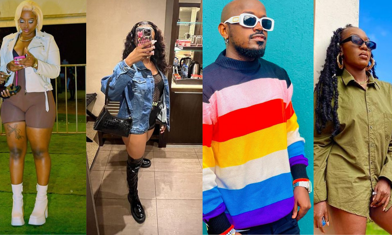Nwagi, Vinka, Kasita and Ykee Benda turn up house party style/Instagram