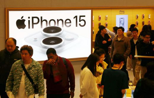 Apple iPhone sales are under pressure in China.CFOTO/Future Publishing/Getty Images