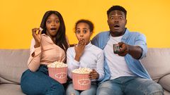 Ideally, parents should not watch scary movies with children