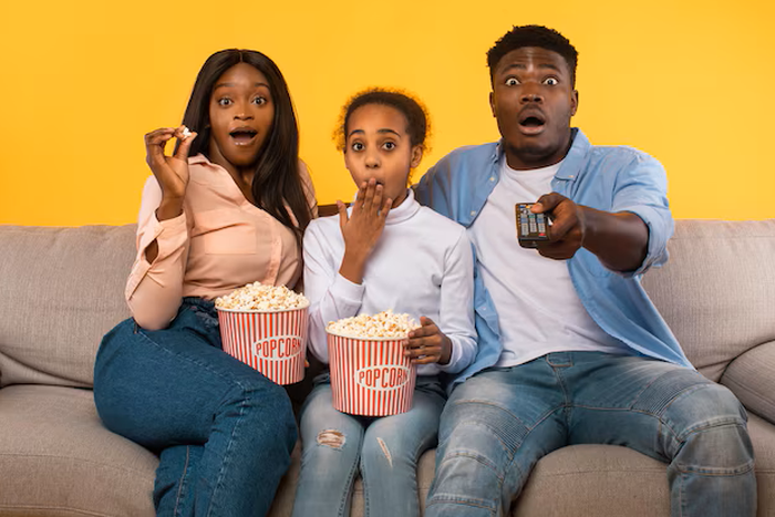 Ideally, parents should not watch scary movies with children