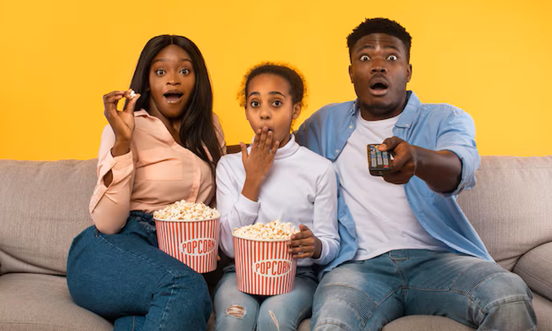 Ideally, parents should not watch scary movies with children