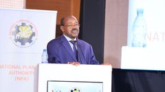 Amos Lugoloobi at the National Development Plan IV (NDPIV) National Planning Conference