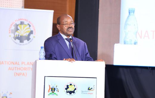 Amos Lugoloobi at the National Development Plan IV (NDPIV) National Planning Conference