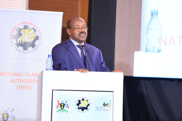 Amos Lugoloobi at the National Development Plan IV (NDPIV) National Planning Conference