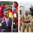 Bobi Wine campaigned in Mbarara in 2020 amid tight security