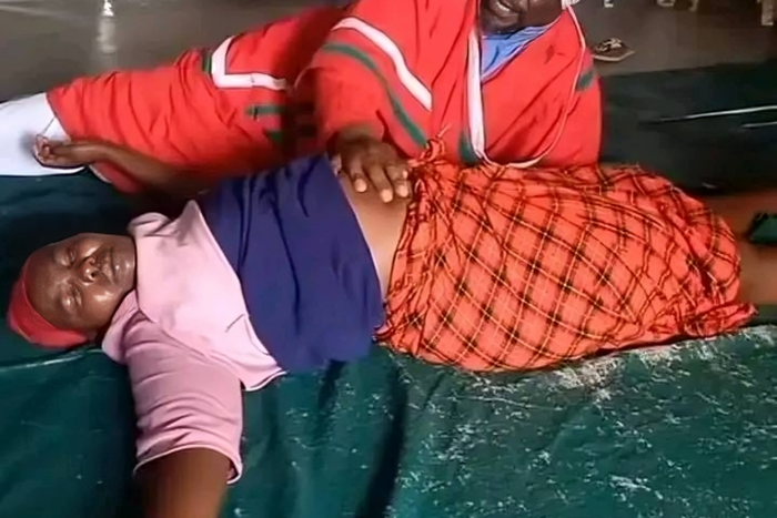 Bishop Johana performing exocirsm