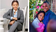 Sasha Ferguson and her husband Canary Mugume