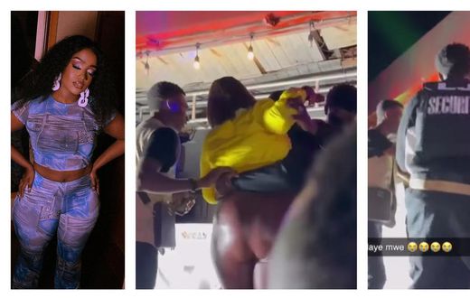 A fan attacked Lydia Jazmine on stage in Kawempe recently