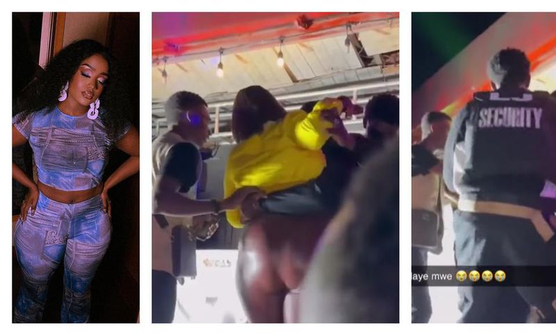 A fan attacked Lydia Jazmine on stage in Kawempe recently