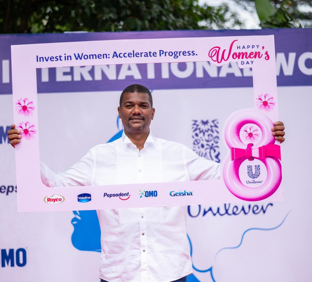 Salim Uhuru KCCA central division mayor, commended Unilever Uganda for its commitment to women empowerment and community development