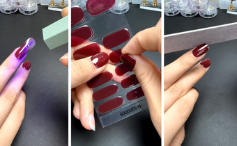 How to make nail polish wrap stickers last longer/TikTok
