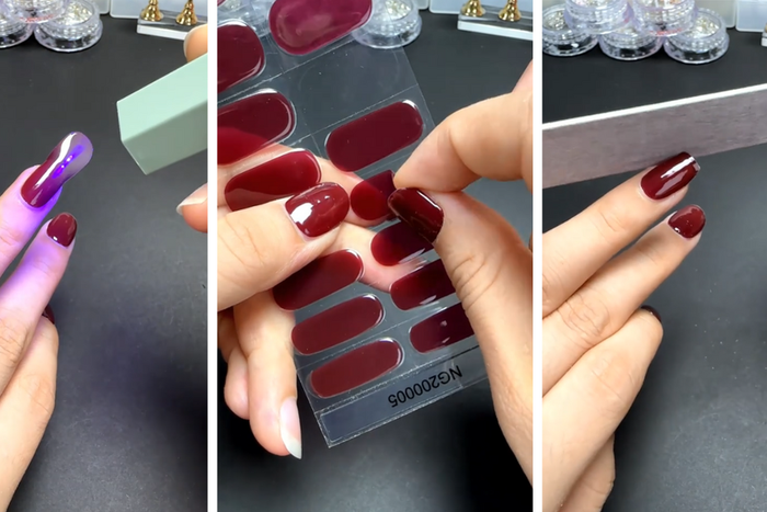 How to make nail polish wrap stickers last longer/TikTok