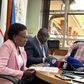 Health Minister Dr Jane Ruth Aceng addressing press on Monday in Kampala