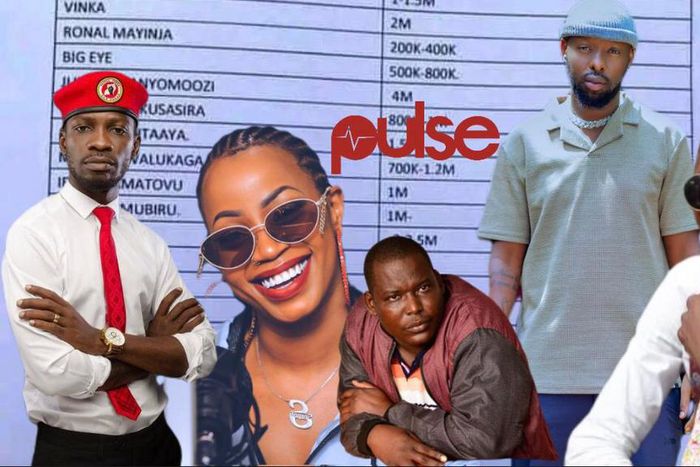Bobi Wine, Sheebah, Bajjo, Jose Chameleone and Kenzo