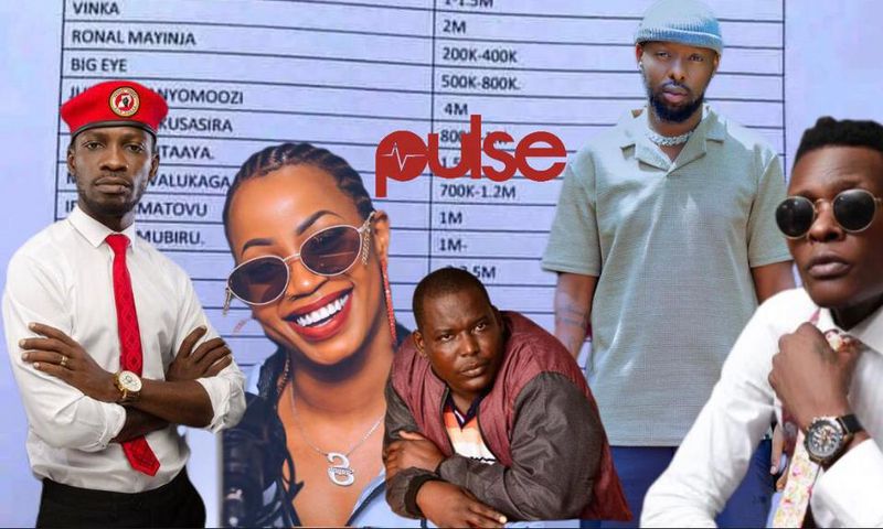 Bobi Wine, Sheebah, Bajjo, Jose Chameleone and Kenzo