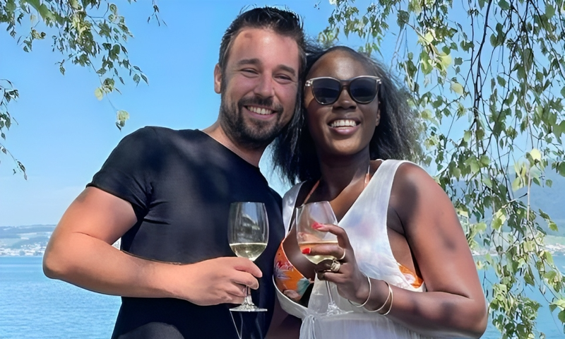 Akothee and Denis Schweizer enjoying a vacation