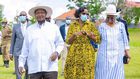 President Yoweri Museveni, his wife Janet and their daughter Patience Rwabwogo
