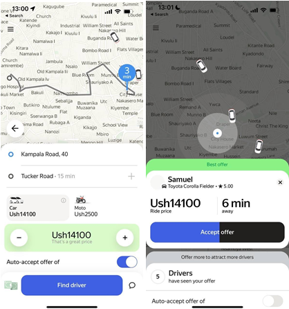 Rida allows passengers to determine their fares