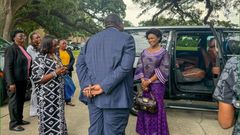 Nnabagereka Sylvia Nagginda on arrival at Southern University in Louisiana