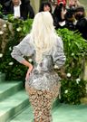 The ensemble featured a couture corset that had been rewoven from antique silver brocade. Gilbert Flores/Variety via Getty Images