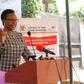 Minister Alice Kaboyo announcing the release of the funds
