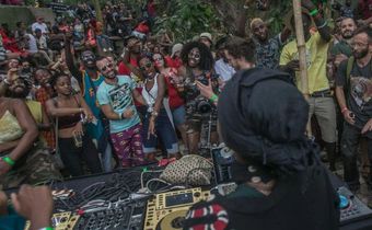 Revelers at Nyege Nyege Festival