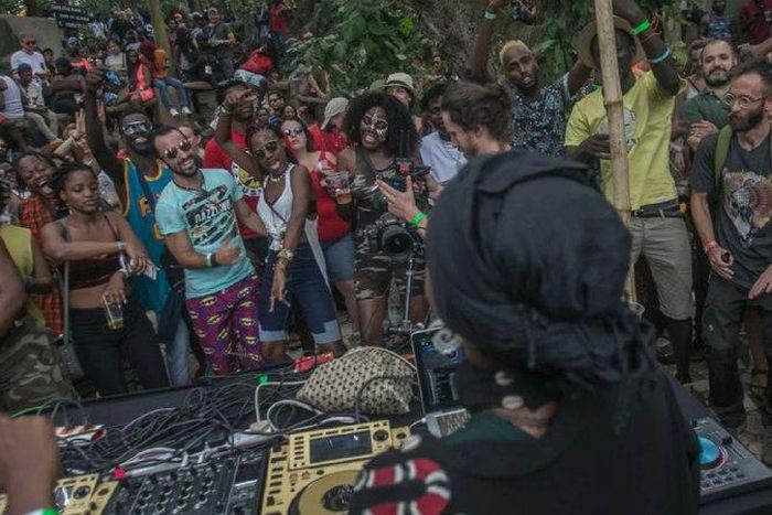 Revelers at Nyege Nyege Festival