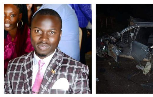 Douglas Matovu was killed in a road crash this Sunday morning in Gomba