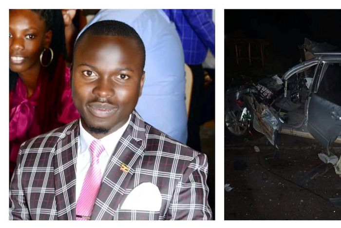 Douglas Matovu was killed in a road crash this Sunday morning in Gomba
