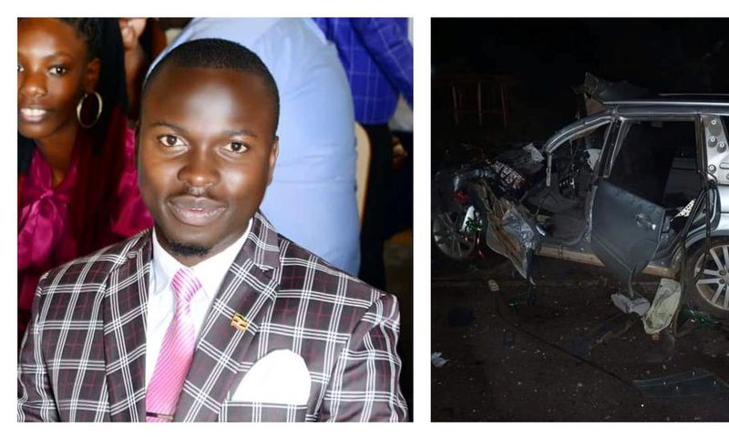 Douglas Matovu was killed in a road crash this Sunday morning in Gomba