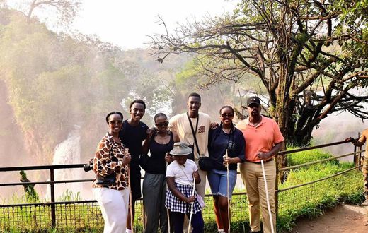 Gen. Muhoozi Kainerugaba traveled with his family to Murchison Falls National Park for festive season celebrations.