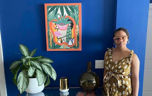 I work as an interior stylist at my company, DBF Interiors.Photo courtesy of DBF Interiors