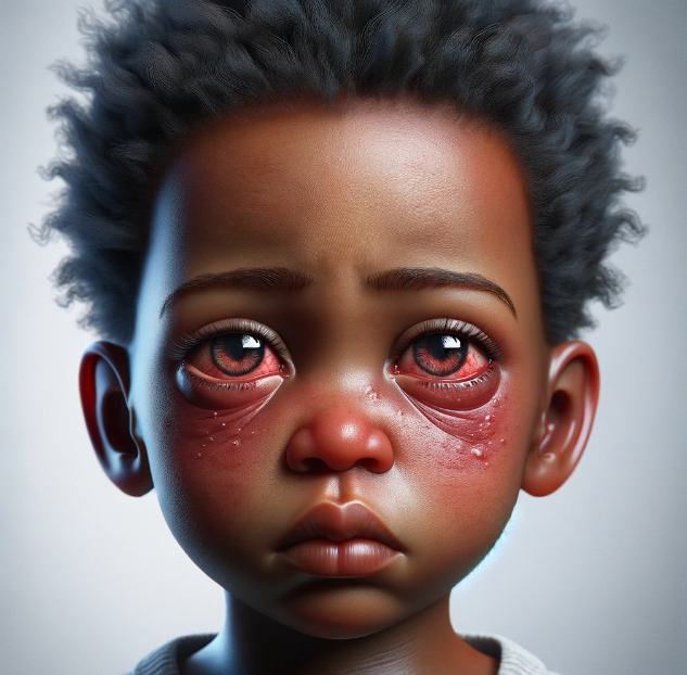 Inflammation can make your eyes red, itchy, watery, and sometimes even crusty