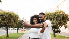 A couple hanging out