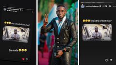 Uncle Mo elated by South African public speaker Vusi Thembekwayo's status/Instagram