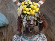How the slave trade birthed this Surma tribe beauty tradition/Courtesy/Jayne McLean