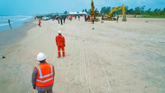 2Africa deep-sea cable at Ibeno, Akwa Ibom state