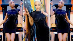 Nina Roz's midnight sky dress looks like this Shs30k one from AliExpress/Instagram