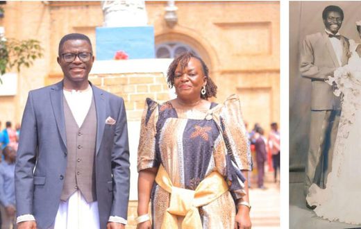 Charles Peter Mayiga celebrated his 10th anniversary as Prime Minister of Buganda He and his wife Margeret have been married for 34 years