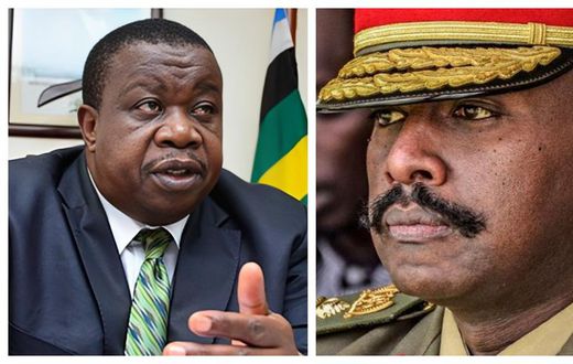 Generals Kahinda Otafiire and Muhoozi Kainerugaba
