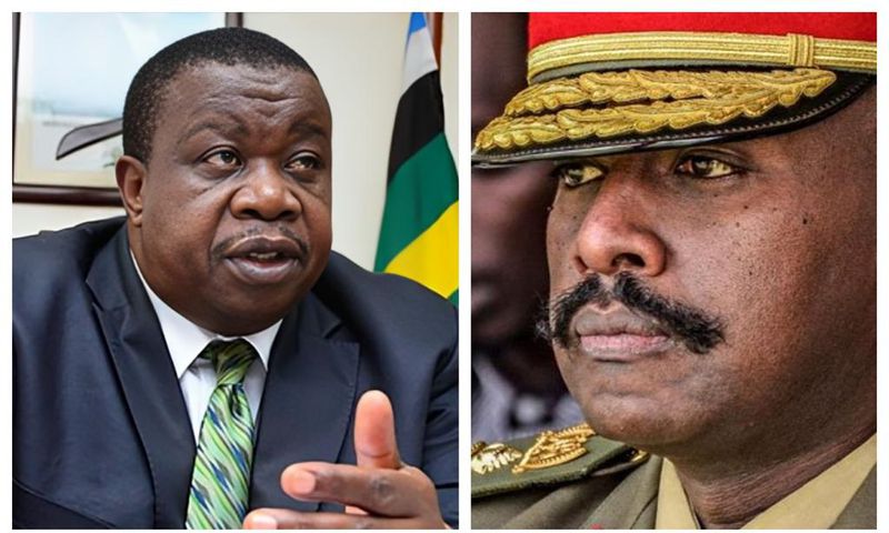 Generals Kahinda Otafiire and Muhoozi Kainerugaba
