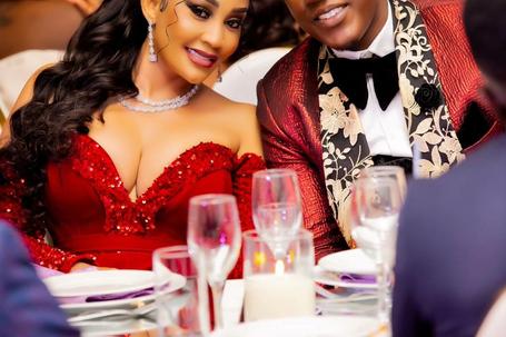 Businesswoman Zari Hassan with her husband Shakib Lutaaya