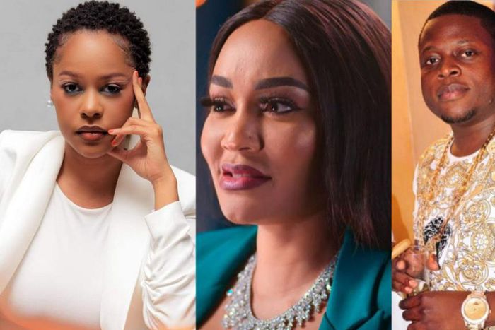 Sharon O, Zari and Ivan Ssemwanga