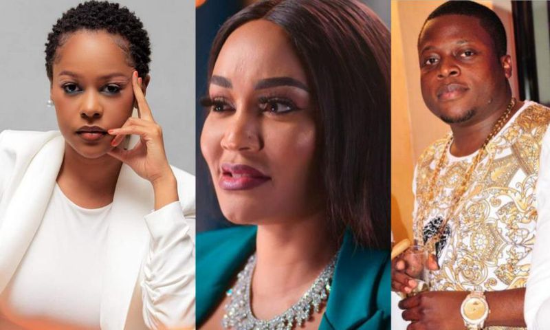 Sharon O, Zari and Ivan Ssemwanga