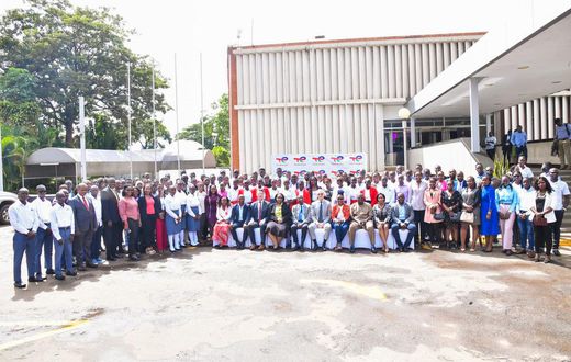 TotalEnergies posing with some of the beneficiaries