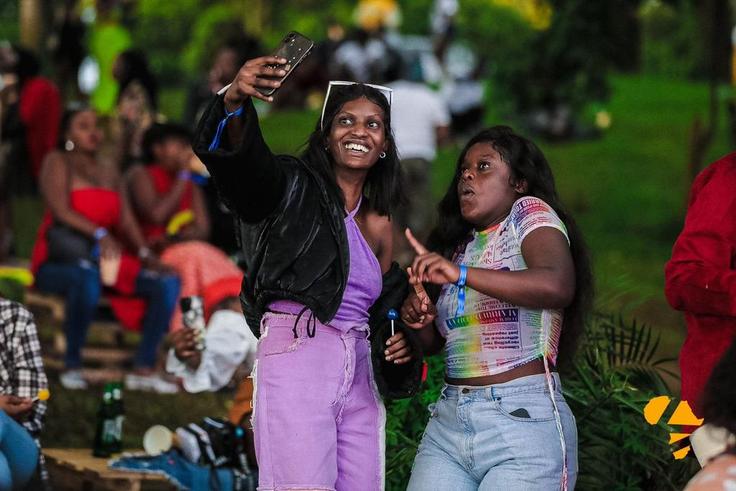 Revelers at the 19th edition of Roast and Rhyme