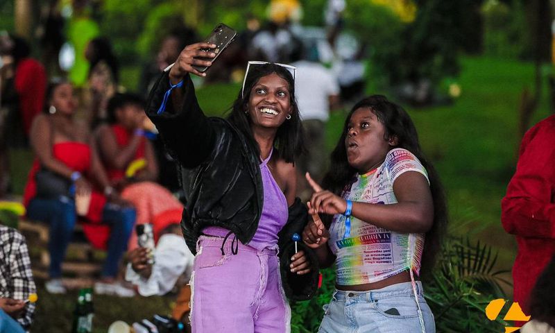 Revelers at the 19th edition of Roast and Rhyme